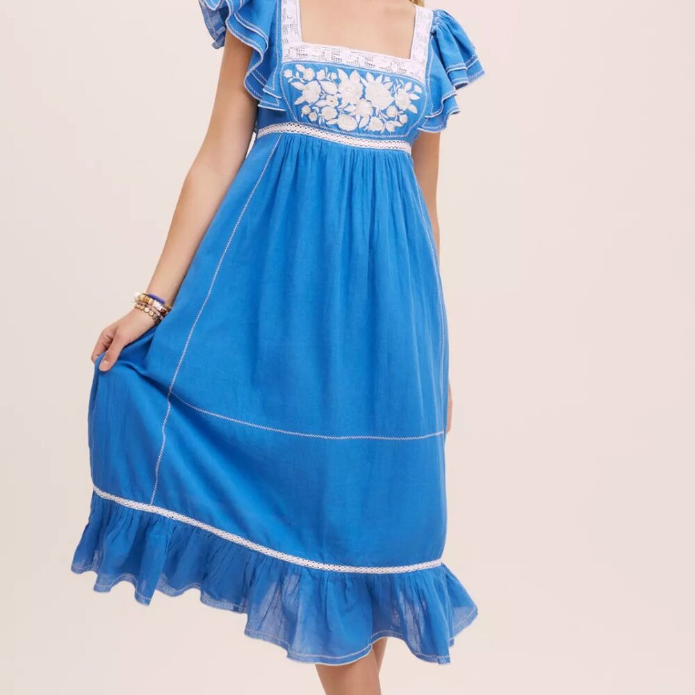 M.A.B.E Alberta Embroidered Dress - Picture 3 of 8
